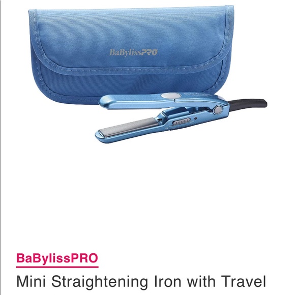 BaByliss Other - BaBylissPRO Mini Straightening Iron w/Travel Pouch